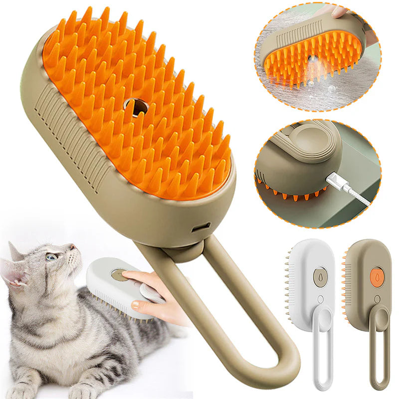 brosse de massage à vapeur pour animaux